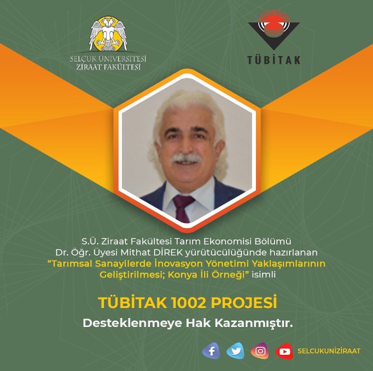 TÜBİTAK 1002 PROJESİ Desteklenmeye Hak Kazanmıştır.