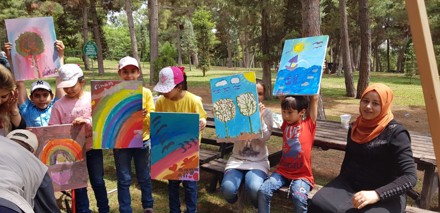 Fakültemiz Resim Bölümü ve Türk Kızılay Konya Toplum Merkezi Arasında Çocuklarla Sanat Atölyesi Etkinliği Gerçekleştirildi.