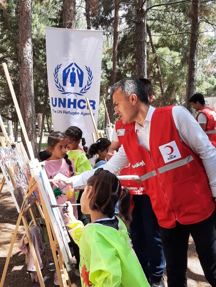 Fakültemiz Resim Bölümü ve Türk Kızılay Konya Toplum Merkezi Arasında Çocuklarla Sanat Atölyesi Etkinliği Gerçekleştirildi.