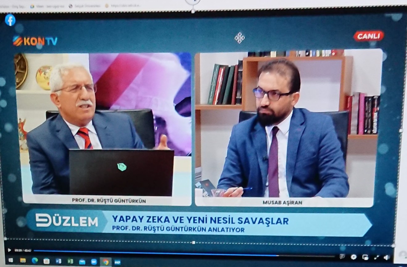Prof. Dr. Rüştü Güntürkün "Yapay Zekanın Güncel Uygulamaları ve Yeni Nesil Savaş Üzerine Etkileri" temalı söyleşi