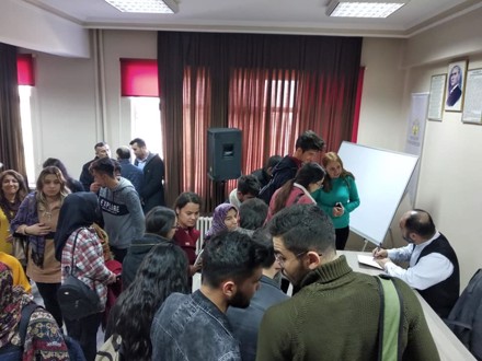 İlahiyatçı Yazar Ahmet Bulut Hocamız Yüksekokul Öğrencilerimize Konferans Verdi.