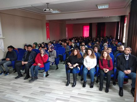 Yüksekokulumuzda Pedagog İshak Orhan Konferans Verdi.