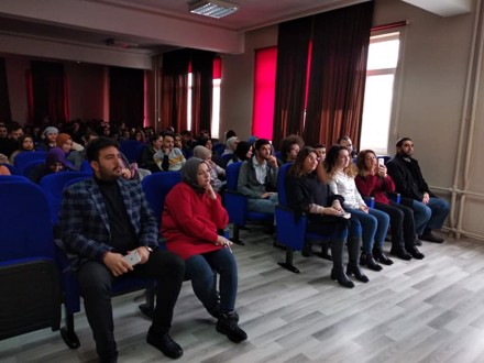 Yüksekokulumuzda Pedagog İshak Orhan Konferans Verdi.