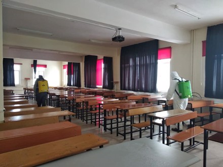 Yüksekokulumuz Dezenfekte Edildi