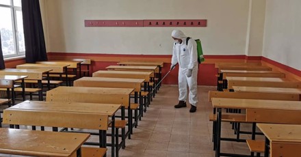 Yüksekokulumuz Dezenfekte Edildi