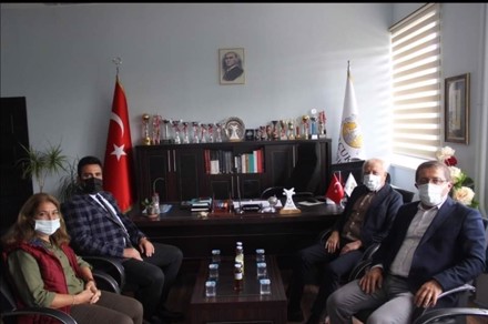 Bozkır Belediye Başkanı Sayın Sadettin SAYGI Yüksekokulumuzu Ziyaret Etti