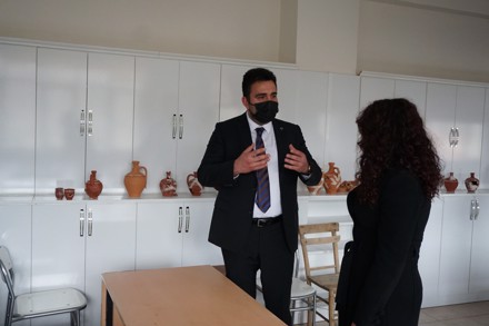 Bozkır Kaymakamı Sayın Fatmagül DALMIŞ Yüksekokulumuzu ziyaret ettiler