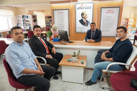 Bozkır İlçe Halk Kütüphanesi Müdürüne Ziyaret