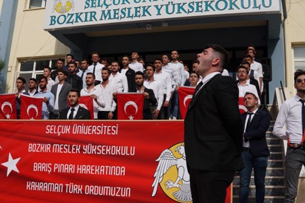 Selçuk Üniversitesi Bozkır Meslek Yüksek Okulu olarak "Barış Pınarı Harekâtına Destek Programı ve Yürüyüşünü" gerçekleştirdik.