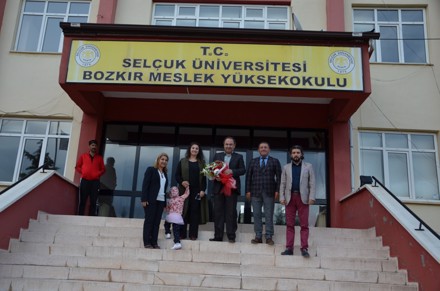 S.Ü. Meslek Yüksekokulları Koordinatörü Prof.Dr. Alp Önder Yıldız ve Prof. Dr. Mustafa Ayın Bozkır M.Y.O. Ziyareti 