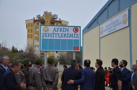 AFRİN ŞEHİTLERİMİZ İÇİN FİDAN DİKİM TÖRENİNDEN