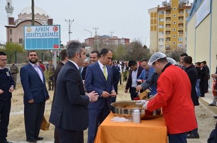 AFRİN ŞEHİTLERİMİZ İÇİN FİDAN DİKİM TÖRENİNDEN