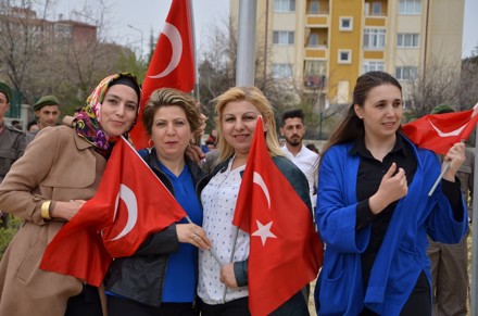 AFRİN ŞEHİTLERİMİZ İÇİN FİDAN DİKİM TÖRENİNDEN