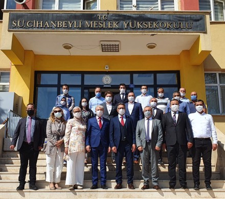 Rektörümüz Sayın Prof. Dr. Metin AKSOY, Meslek Yüksekokulumuzu ziyaret ettiler.