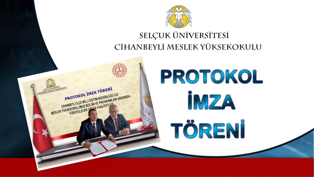 Cihanbeyli İlçe Milli Eğitim Müdürlüğü ile iş birliği protokolü imzalandı.