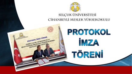 Cihanbeyli İlçe Milli Eğitim Müdürlüğü ile iş birliği protokolü imzalandı.