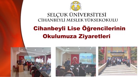 Necip Fazıl Kısakürek Anadolu Lisesi öğrencileri Meslek Yüksekokulumuzu ziyaret ettiler.