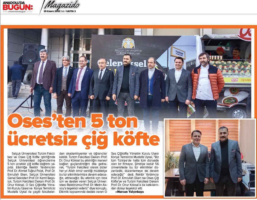 1. Geleneksel Çiğ Köfte Günü