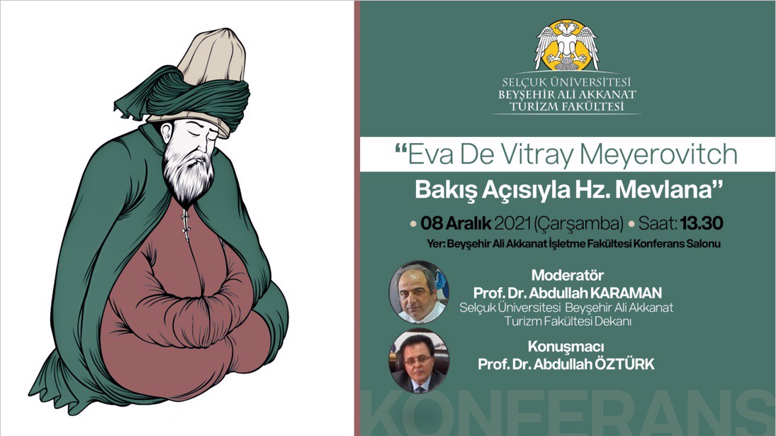 Eva De Vitray Meyerovitch Bakış Açısıyla Hz. Mevlana Konulu Söyleşi Düzenlendi