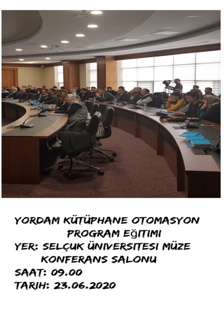 Yordam Kütüphane Otomasyon Program Eğitimi