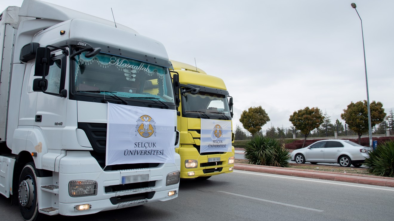 Selçuk Üniversitesinden Azez Vatan Hastanesine Yardım