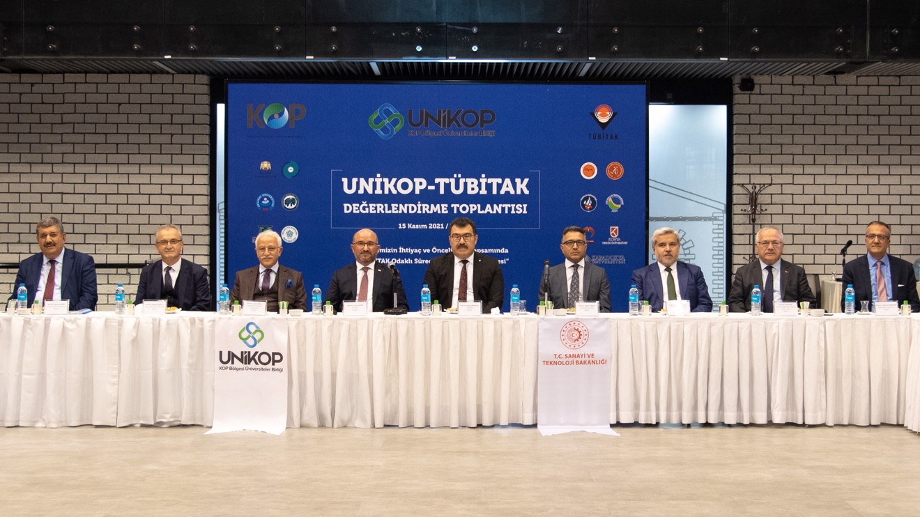 Rektör Aksoy, UNİKOP-TÜBİTAK Değerlendirme Toplantısı’na katıldı