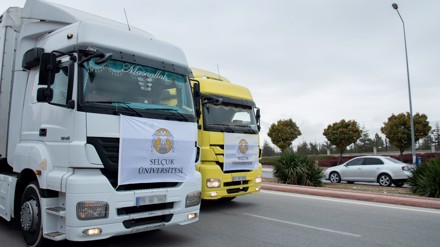 Selçuk Üniversitesinden Azez Vatan Hastanesine Yardım