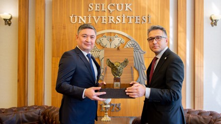 Müsteşar Nazarov’dan Rektör Aksoy’a ziyaret