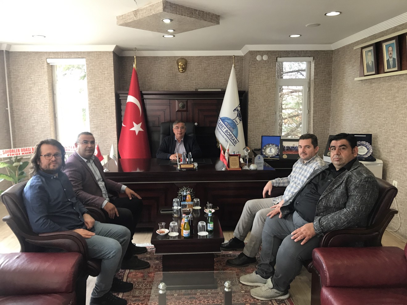 Akşehir Ticaret Borsası Başkanına Hayırlı Olsun Ziyareti