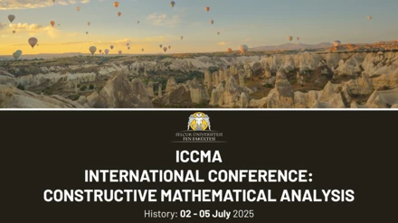 3rd International Conference: Constructive Mathematical Analysis - ICCMA