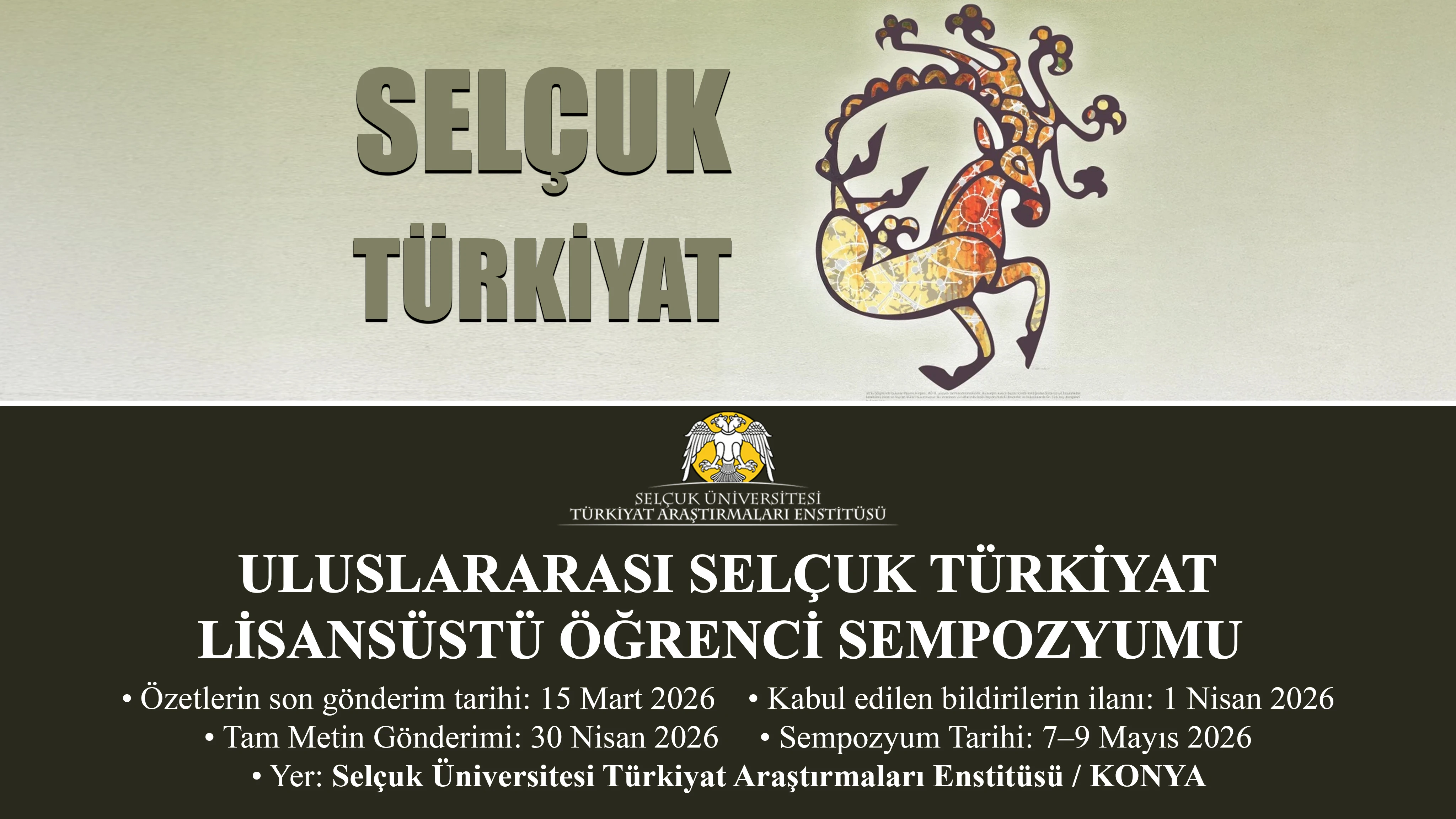 Uluslararası Selçuk Türkiyat Lisansüstü Öğrenci Sempozyumu