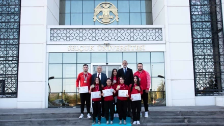 Milli sporcular, Selçuk Üniversitesini Avrupa şampiyonalarında gururlandırdı