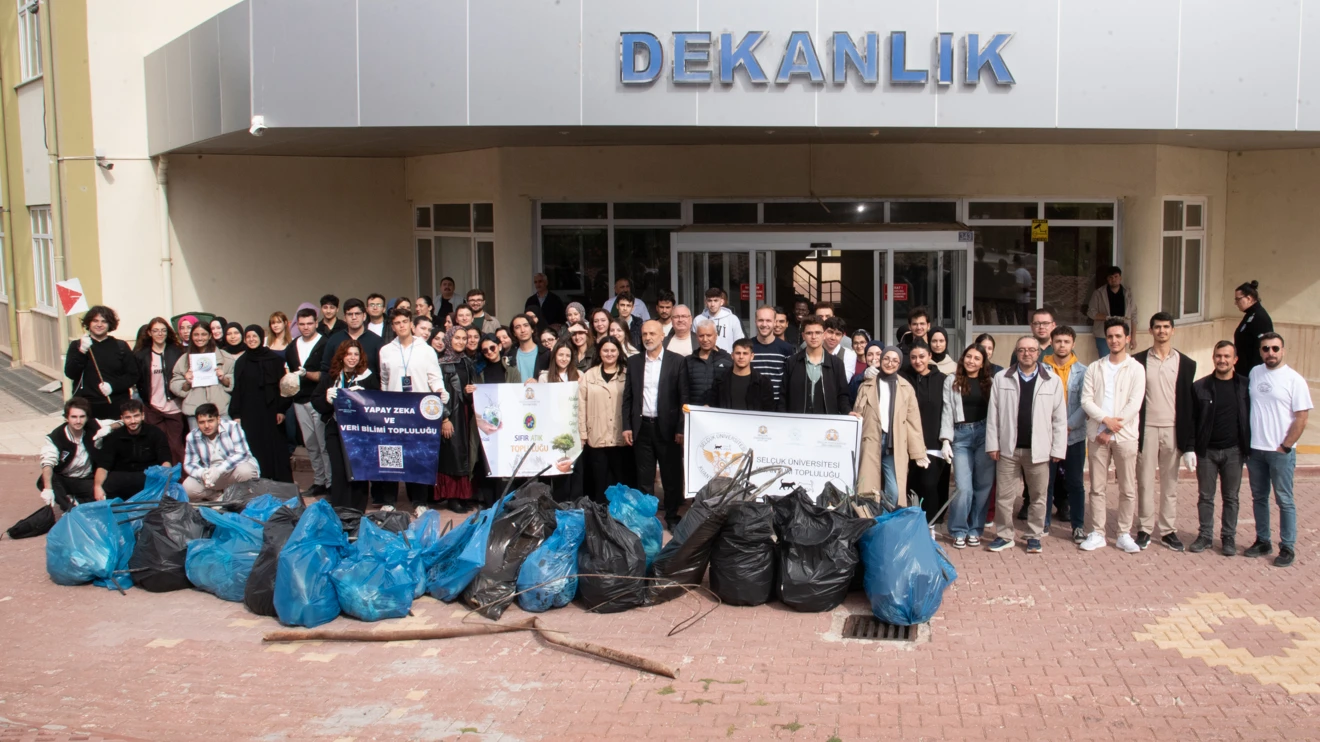 Fen Fakültesi öğrencileri temiz çevre için el ele verdi