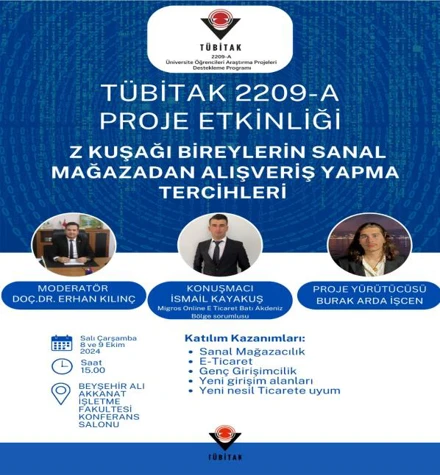 TÜBİTAK 2209-A Projesi Kapsamında Etkinlik Gerçekleştirildi