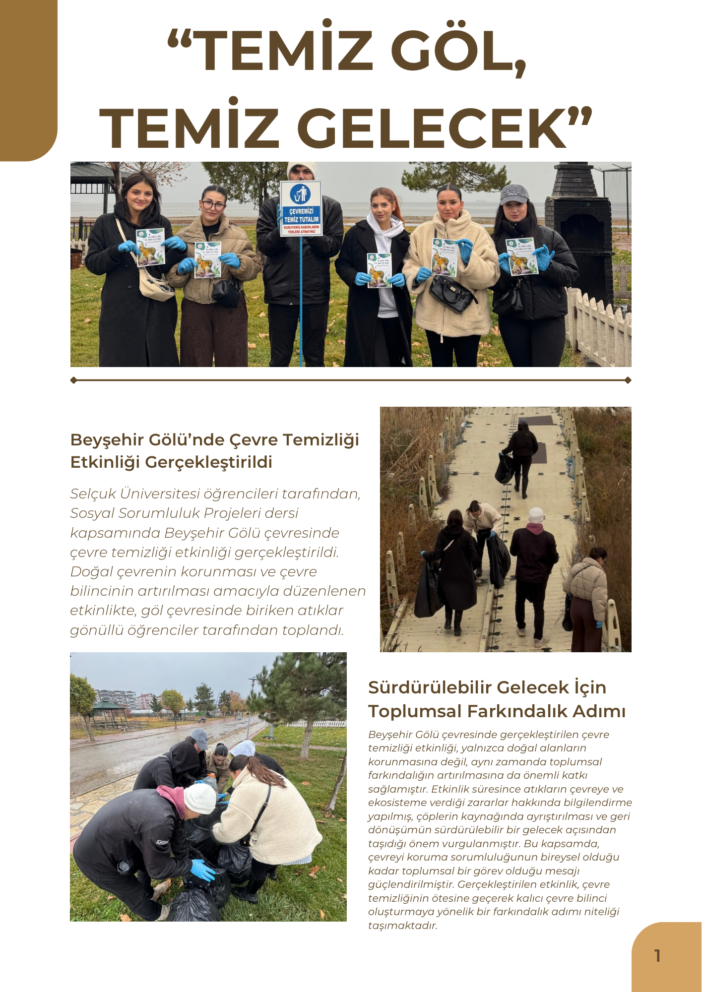 Sosyal Sorumluluk Projeleri