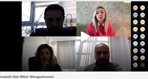 "Lezzetin Sinir Bilimi:Nörogastronomi’’ Konulu Webinar 