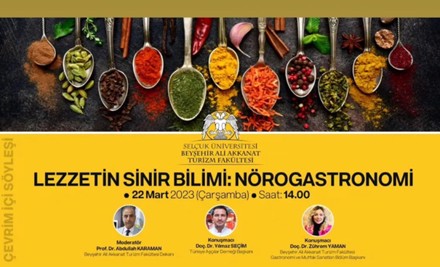 "Lezzetin Sinir Bilimi:Nörogastronomi’’ Konulu Webinar 
