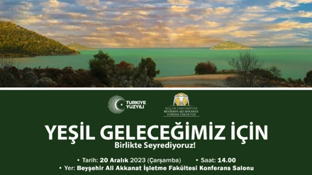 "YEŞİL GELECEĞİMİZ İÇİN BİRLİKTE SEYREDİYORUZ!" Projesi Hayata Geçti