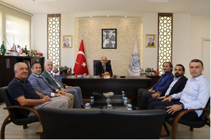 S.Ü. Beyşehir Ali Akkanat Kampüsünden Belediye Başkanı Adil Bayındır’a Ziyaret