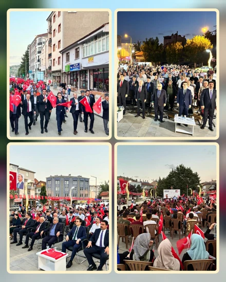 Bozkır' da 15 Temmuz Demokrasi ve Milli Birlik Günü