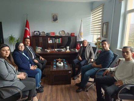 Başkan Saygı' dan Yüksekokulumuza Ziyaret.