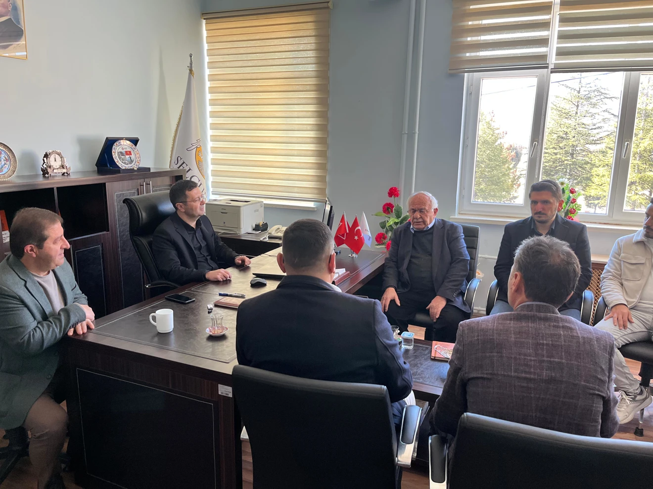 Ak Parti İlçe Teşkilatından Yüksekokulumuza Ziyaret