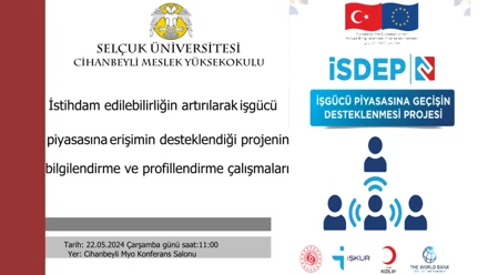 KIZILAY TOPLUM MERKEZİ ve İŞKUR MÜDÜRLÜĞÜ ORTAKLIĞINDA YÜRÜTÜLEN "İŞGÜCÜ PİYASASINA GEÇİŞİN DESTEKLENMESİ PROJESİ" 