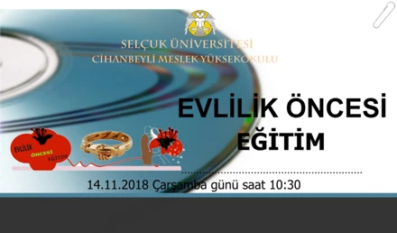 EVLİLİK ÖNCESİ EĞİTİM