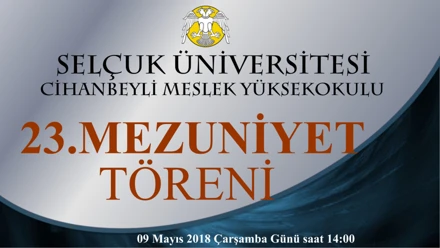 23. Mezuniyet Töreni
