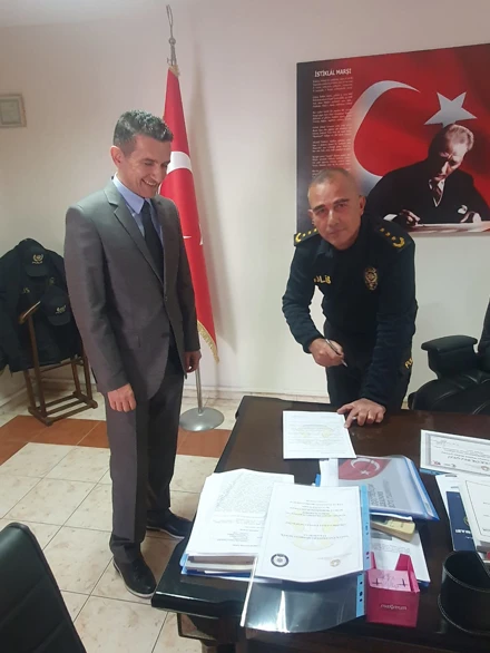 İLÇE EMNİYET MÜDÜRLÜĞÜ İLE PROTOKOL