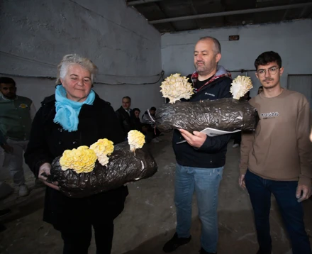 KAŞINHANI MANTAR TESİSİNE GEZİSİ