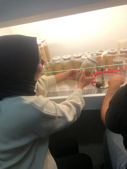 Yüksekokulumuz Öğrencilerinden Mantarcılık Uygulama ve Araştırma Merkezi Müdürlüğüne Ziyaret