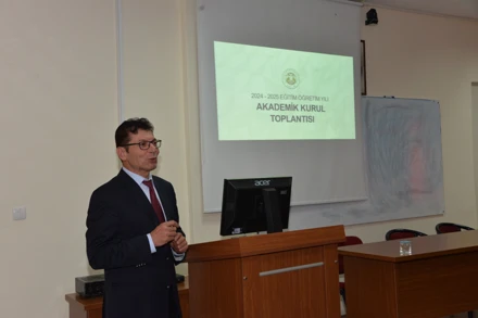 2024-2025 Eğitim Öğretim Yılı Akademik Kurul Toplantısı Yapıldı
