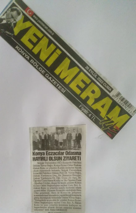 Konya Eczacı Odasına Ziyaret